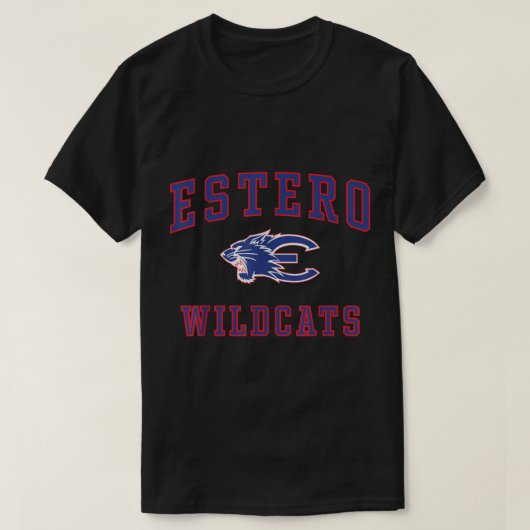 Estero High School Wildcats T-shirt (Design voorkant)