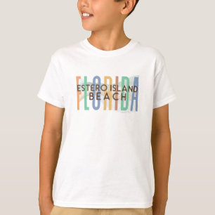 Estero Island Beach Florida (zandgolven) T-shirt