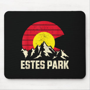 Estes park bergavontuur Colorado staatsvlag Muismat