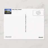 Estes Park Briefkaart (Achterkant)