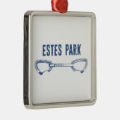 Estes Park Climbing Quickdraw Metalen Ornament (Rechts)