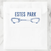 Estes Park Climbing Quickdraw Rechthoekige Sticker (Tas)