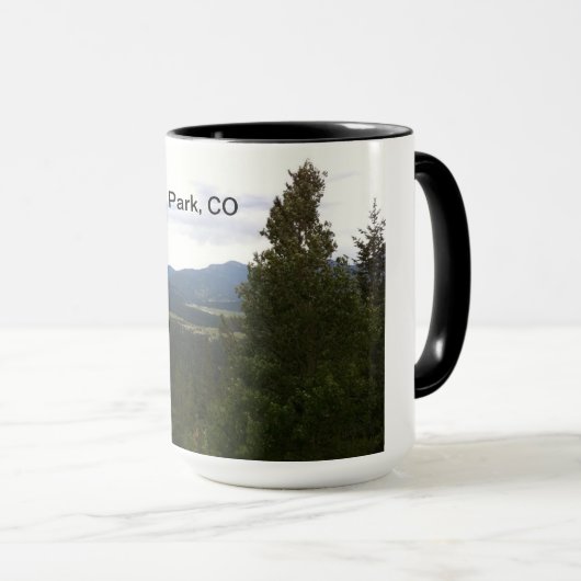 Estes Park, CO Coffee-Mok Mok (Voorkant rechts)