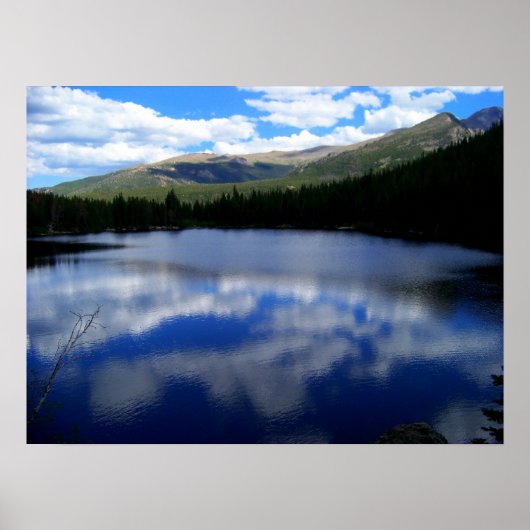 Estes Park, CO Reflection Poster (Voorkant)