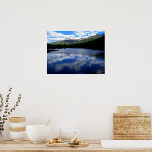 Estes Park, CO Reflection Poster (Keuken)