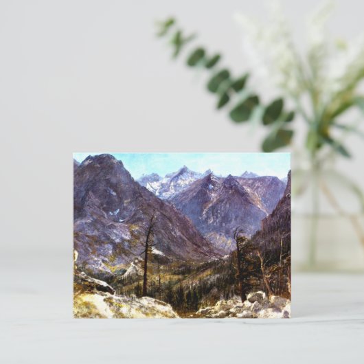 Estes Park, Colorado - Albert Bierstadt kunstwerk, Briefkaart (Staand voorkant)