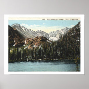 Estes Park, Colorado, Beer Lake, Long's Peak, Vere Poster