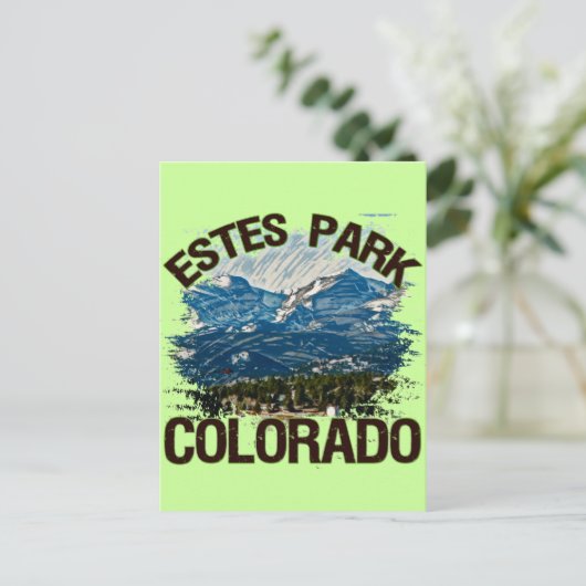Estes Park, Colorado Briefkaart (Staand voorkant)