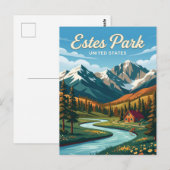 Estes Park Colorado Briefkaart (Voorkant / Achterkant)