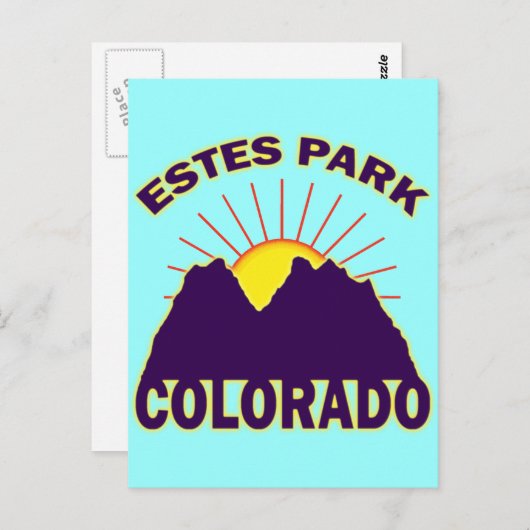 ESTES PARK COLORADO BRIEFKAART (Voorkant / Achterkant)