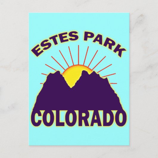 ESTES PARK COLORADO BRIEFKAART (Voorkant)