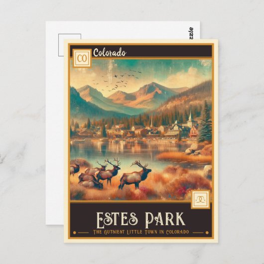 Estes Park, Colorado |  Briefkaart (Voorkant / Achterkant)