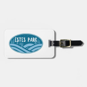 Estes Park Colorado Buitenleven Bagagelabel