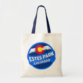 Estes Park Colorado burst canvas tas (Voorkant)