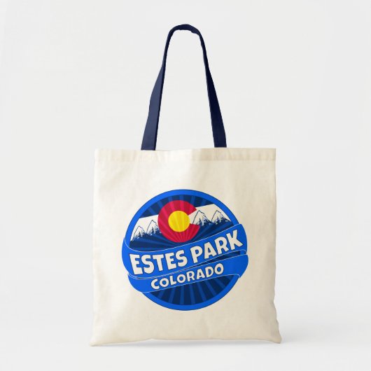 Estes Park Colorado burst canvas tas (Voorkant)