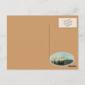 Estes Park Colorado elk briefkaart (Achterkant)