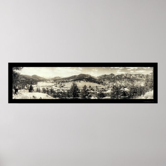 Estes Park, Colorado Foto 1940 Poster (Voorkant)