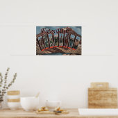 Estes Park, Colorado - grote lettertjes Poster (Keuken)