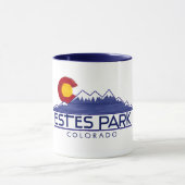 Estes Park Colorado houten bergen mok (Midden)