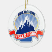 Estes Park Colorado Keramisch Ornament (Links)