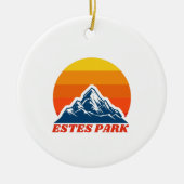 Estes Park, Colorado Keramisch Ornament (Voorkant)