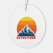 Estes Park, Colorado Keramisch Ornament (Links)