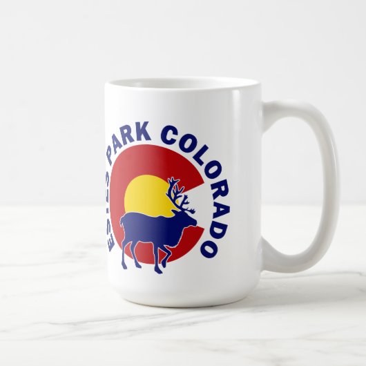 Estes Park, Colorado Koffiemok (Rechts)