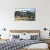 Estes Park, Colorado - Langen Peak Uitzicht Canvas Afdruk (Insitu (Slaapkamer))
