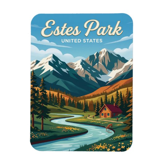 Estes Park Colorado Magneet (Verticaal)