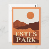 Estes Park, Colorado Mountains Briefkaart (Voorkant / Achterkant)