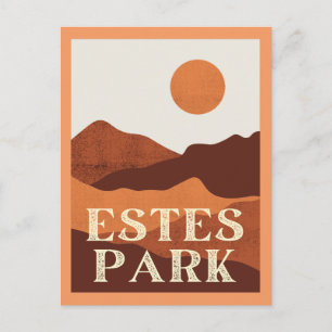 Estes Park, Colorado Mountains Briefkaart