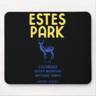 Estes Park Colorado National Park Elk T-shirt Muismat