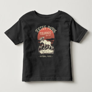 Estes Park Colorado National Park Moose Sunset Kinder Shirts