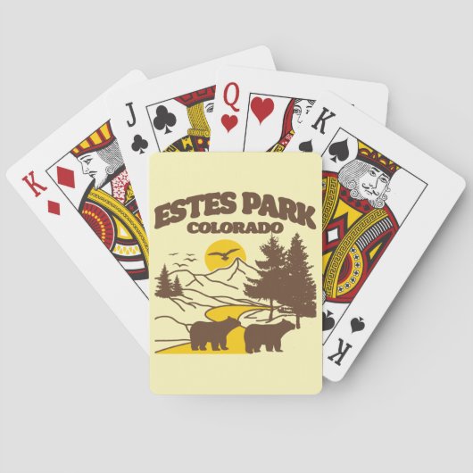 Estes Park, Colorado Pokerkaarten (Achterkant)
