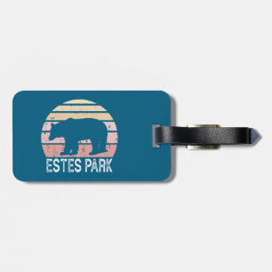 Estes Park Colorado Retro Beer Bagagelabel