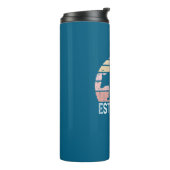 Estes Park Colorado Retro Beer Thermosbeker (Gedraaid links)