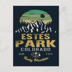 Estes Park Colorado - Rocky Mountain National Park Briefkaart