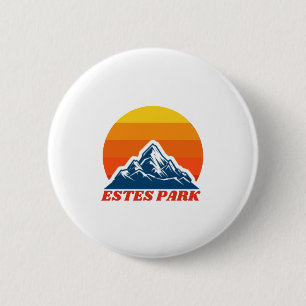 Estes Park, Colorado Ronde Button 5,7 Cm