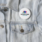 ESTES PARK COLORADO RONDE BUTTON 5,7 CM (In situ)