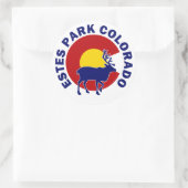 Estes Park, Colorado Ronde Sticker (Tas)