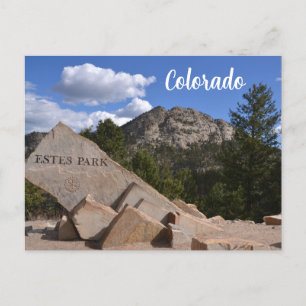 Estes Park Colorado Schitterende Ansichtkaart Briefkaart