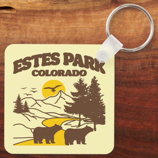 Estes Park, Colorado Sleutelhanger (Achterkant)