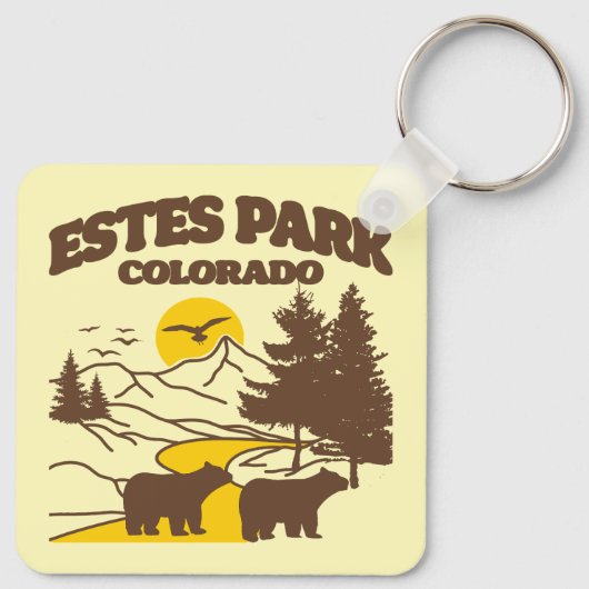 Estes Park, Colorado Sleutelhanger (Achterkant)