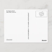 Estes Park Colorado Stanley Hotel Briefkaart (Achterkant)