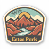 Estes Park, Colorado Sticker (Voorkant)