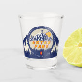 Estes Park Colorado Vlag Bergen Wandelen Souvenir Shot Glas (Voorkant)