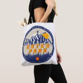 Estes Park Colorado Vlag Bergen Wandelen Souvenir Tote Bag (Dichtbij)