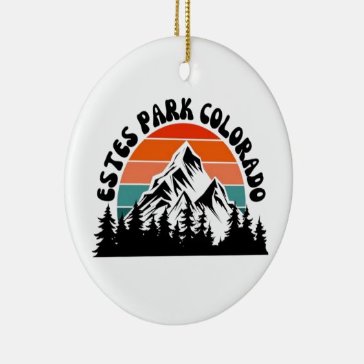 Estes Park Keramisch Ornament (Rechts)