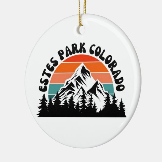Estes Park Keramisch Ornament (Links)