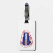 Estes Park Klibing Carabiner Bagagelabel (Achterkant verticaal)